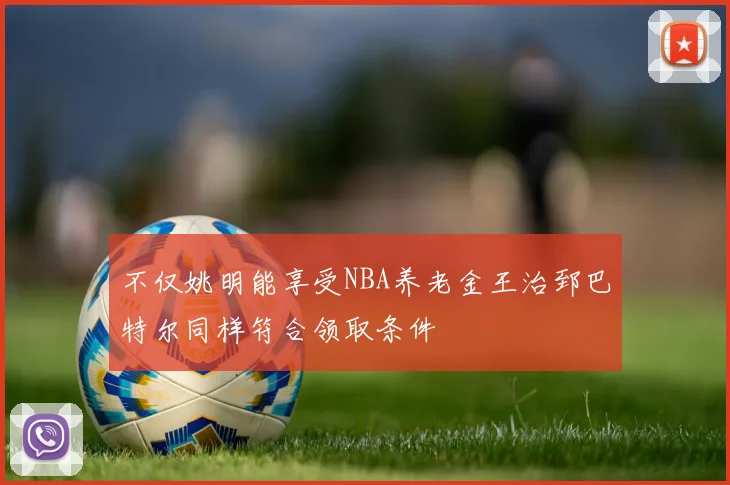 不仅姚明能享受NBA养老金王治郅巴特尔同样符合领取条件